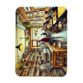 Café in Vancouver Tasse Magnet (Vertikal)