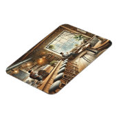 Café in Vancouver Tasse Magnet (Linke Seite)