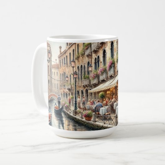 Café in Venedig Kaffeetasse (Vorderseite Links)