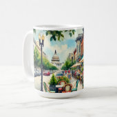 Café in Washington DC Kaffeetasse (Vorderseite Links)