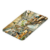 Café in West Lafayette Indiana Tasse Magnet (Linke Seite)