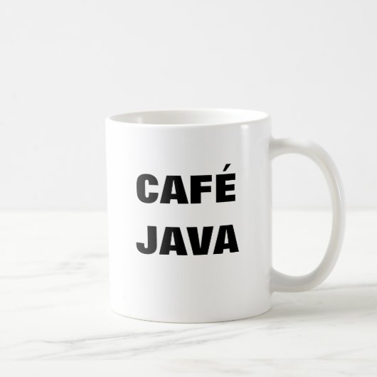 CAFÉ JAVA Tasse (Rechts)
