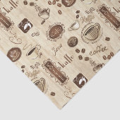 Café!  Kaffe!  Kaffee! Seidenpapier (Ausschnitt)