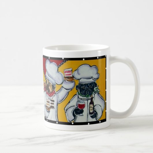Café Koch Pet Mops Tasse (Rechts)