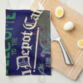 Cafe Küchentuch (Viertel Falte)