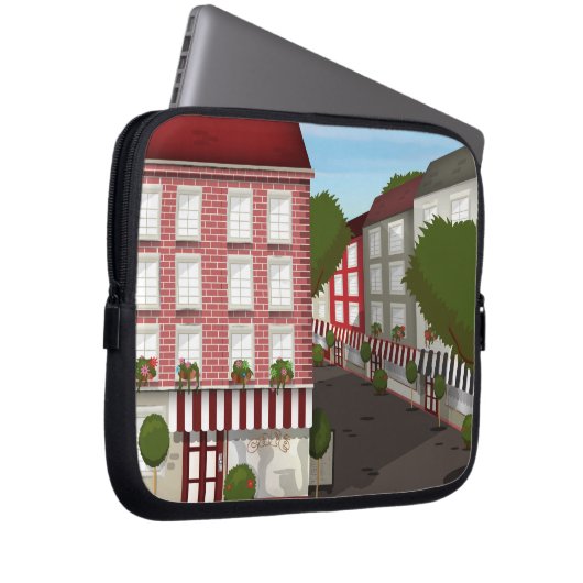 Café Laptopschutzhülle (Vorne Rechts)