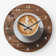 Café Latte Cappuccino auf Tafelkunst