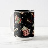 Café Latte Christmas Tasse (Vorderseite Links)