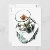 Cafe Latte Fix Postkarte (Vorne/Hinten)