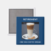 Cafe Latte Magnet (Vorderseite/Rückseite)