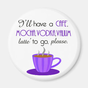Cafe Latte Magnet