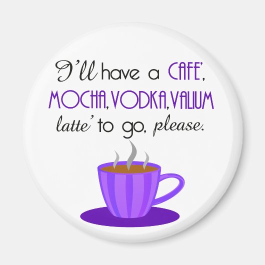 Cafe Latte Magnet (Vorne)