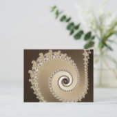 Cafe Latte Postkarte (Stehend Vorderseite)