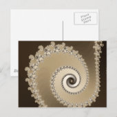 Cafe Latte Postkarte (Vorne/Hinten)