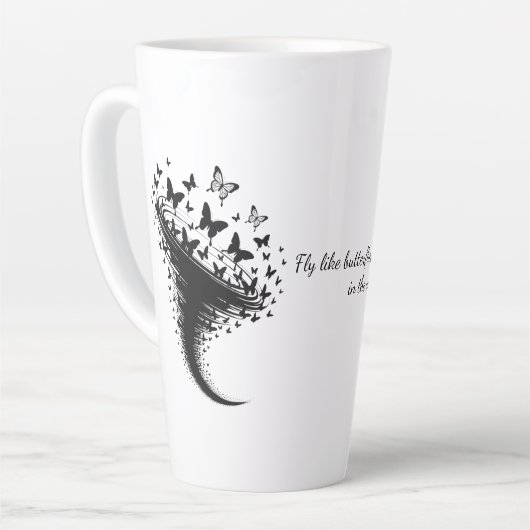 Cafe Latte Tasse (Linke Ecke)