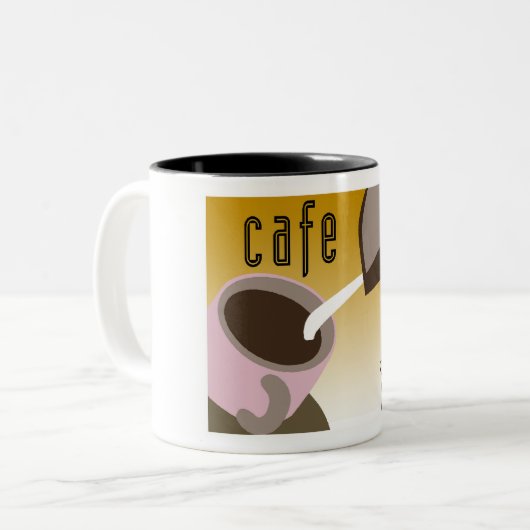 Café Latte Tasse (Vorderseite Links)