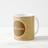 Café-Latte-Tasse Kaffeetasse (VorderseiteRechts)