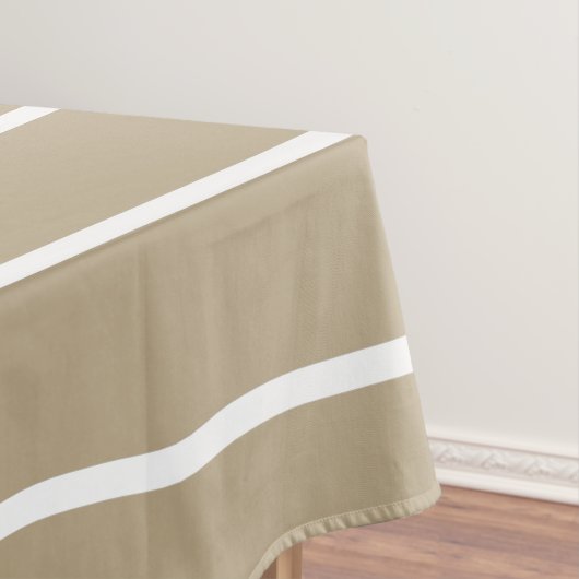 Café Latte White Tischdecke (Beispiel)