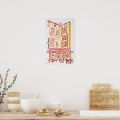 Café Le Cezanne, Aix en Provence, Frankreich Poster (Küche)