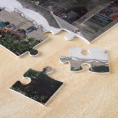 Cafe, Le Palais des Papes, Avignon, Vaucluse, Puzzle (Seite)