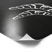 Café Lover Kaffeehaus Blackboard Fotodruck (Ecke)