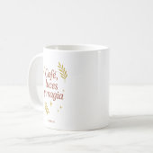 Café, Luces y Magia ✨ | Christmas Coffee Mug Desig Kaffeetasse (Vorderseite Links)