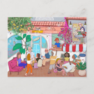 Café Macchiato Miramar Postkarte