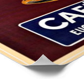 Cafe Martin Vintag Paris Frankreich Werbung Poster (Ecke)