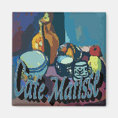 Cafe Matisse Poster Kaffeehaus Magnet (Vorne)