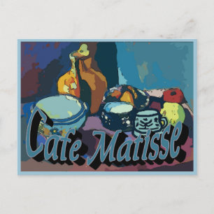 Cafe Matisse Poster Postkarte