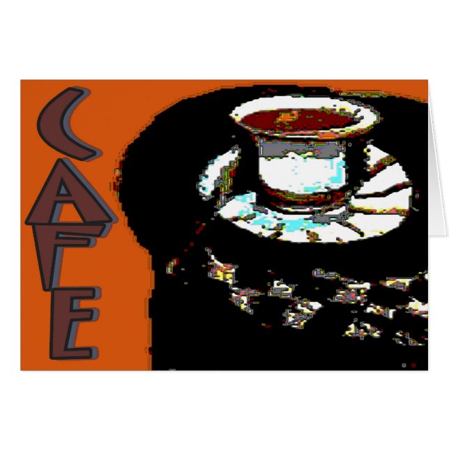 Cafe Matisse Style Sign (Vorderseite (Horizontal))