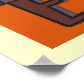 Cafe Matisse Style Sign Poster (Ecke)