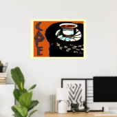 Cafe Matisse Style Sign Poster (Heimbüro)