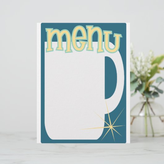 Café-Menü (Stehend Vorderseite)