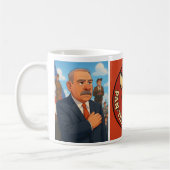 Café mit Luis Muñoz Marín. Karikatur Kaffeetasse (Links)
