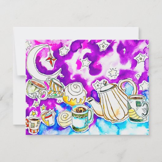 Café Mitteilungskarte (Vorderseite)