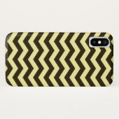 Café Mocha Cream Neutral Chevrons Case-Mate iPhone Hülle (Rückseite (Horizontal))