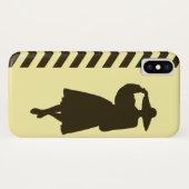 Café Mocha Cream Neutral Chevrons Mode Case-Mate iPhone Hülle (Rückseite (Horizontal))