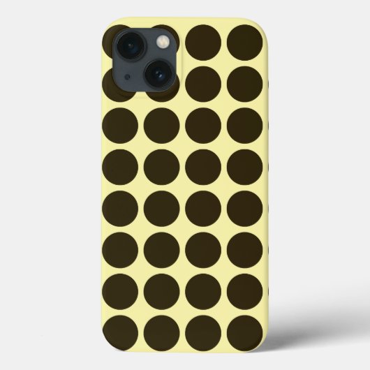 Café Mocha Cream Neutrale Punkte Case-Mate iPhone Hülle (Rückseite)