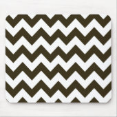 Café Mocha Neutral Zickzack Mousepad (Vorne)