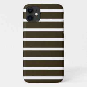 Café Mocha Neutrale Streifen Case-Mate iPhone Hülle