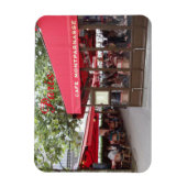 Cafe Montparnasse, Paris Flexible Foto Magnet (Vertikal)