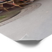 Cafe Montparnasse Paris, Reisefoto Poster (Ecke)