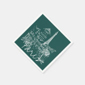 Café Napkins Serviette (Ecke)