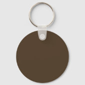 Café noir (einfarbige) schlüsselanhänger (Rückseite)