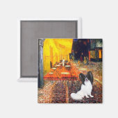 Café - Papillon 1 Magnet (Vorderseite/Rückseite)