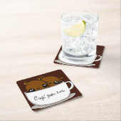 Café para dos rechteckiger pappuntersetzer (Vor Ort)