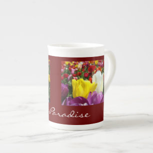 Cafe Paradise China Tasse Tulpen Blumen Tulpen