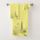 Cafe Paris Badehandtuch-Set Badhandtuch Set (Insitu)