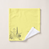 Cafe Paris Badehandtuch-Set Badhandtuch Set (Waschlappen)